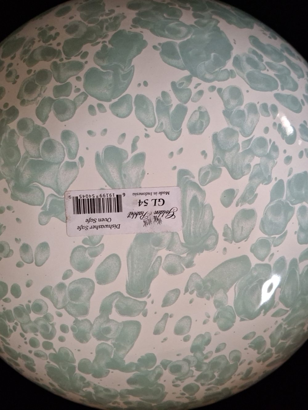 Golden Rabbit Enamalware, Sea Glass Speckled Mixing Bowl Set W/Lids - Picture 3 of 9